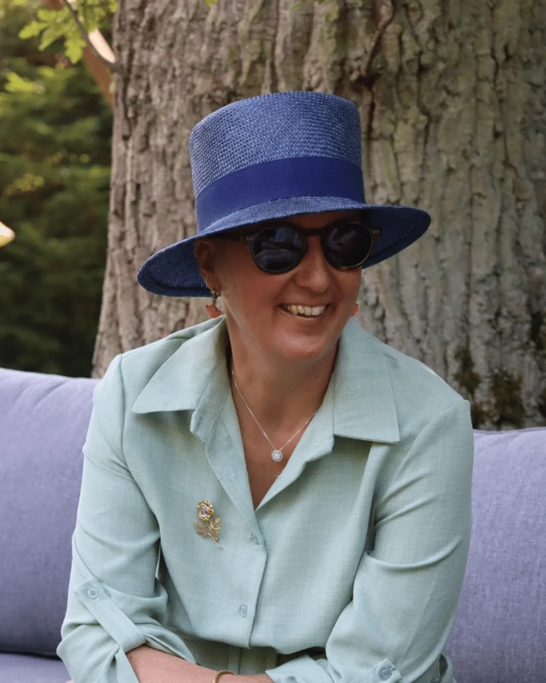 Tatiana — Chapeau canetier en paille 'Anahit'