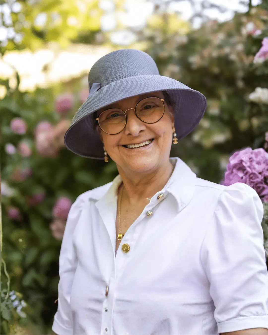 Caroline — Chapeau cloche en panama 'Audrey'