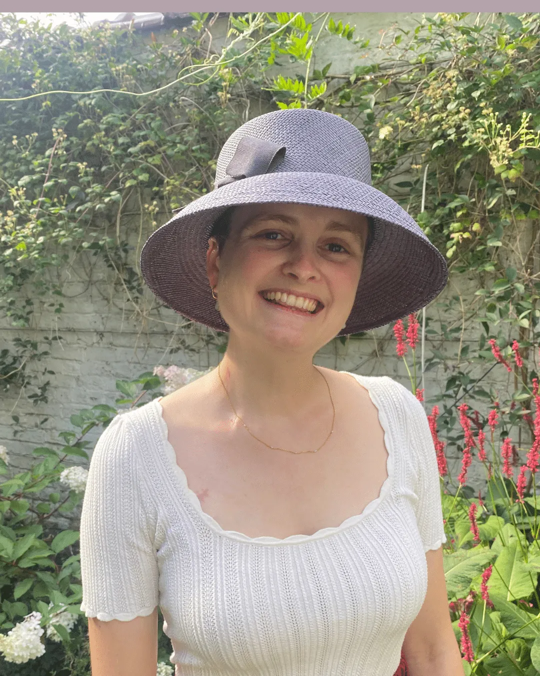 Laetitia — Chapeau cloche en panama 'Audrey'